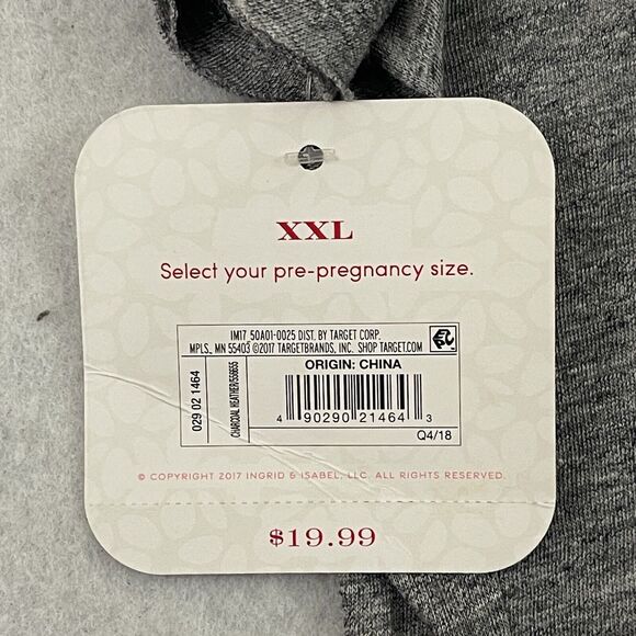 Isabel Maternity T Shirt Womens XXL White The Cravings Are Real Graphic Tee NEW - Picture 11 of 12